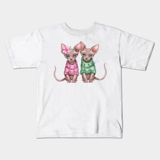 Two cute kittens Kids T-Shirt